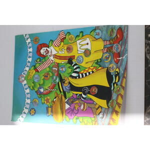 🎄 Vintage 1986 McDonald’s Canada Holiday Scratch Advent Calendar Christmas Used